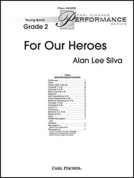 For Our Heroes band score cover